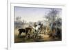 Hunting on Horseback, Spoils, by James Walker (1748-Ca 1808)-James Walker-Framed Giclee Print