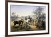 Hunting on Horseback, Spoils, by James Walker (1748-Ca 1808)-James Walker-Framed Giclee Print