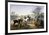 Hunting on Horseback, Spoils, by James Walker (1748-Ca 1808)-James Walker-Framed Giclee Print