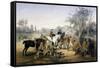 Hunting on Horseback, Spoils, by James Walker (1748-Ca 1808)-James Walker-Framed Stretched Canvas