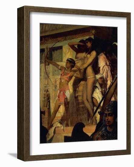 Hunting on Nile, Detail-Hans Makart-Framed Giclee Print