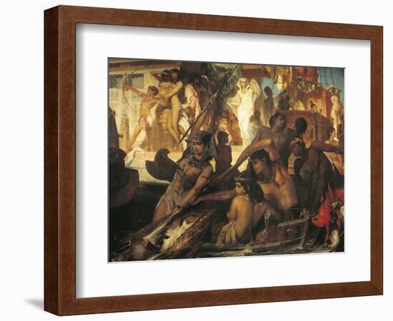 Hunting on Nile-Hans Makart-Framed Giclee Print