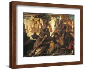 Hunting on Nile-Hans Makart-Framed Giclee Print