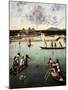 Hunting on the Lagoon, c.1490-5-Vittore Carpaccio-Mounted Giclee Print