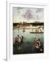 Hunting on the Lagoon, c.1490-5-Vittore Carpaccio-Framed Giclee Print