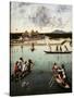 Hunting on the Lagoon, c.1490-5-Vittore Carpaccio-Stretched Canvas