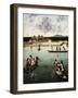 Hunting on the Lagoon, c.1490-5-Vittore Carpaccio-Framed Giclee Print