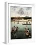 Hunting on the Lagoon, c.1490-5-Vittore Carpaccio-Framed Giclee Print