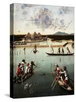 Hunting on the Lagoon, c.1490-5-Vittore Carpaccio-Stretched Canvas