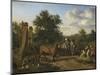 Hunting Party-Adriaen van de Velde-Mounted Art Print