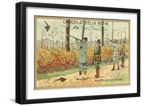 Hunting Pheasant-null-Framed Giclee Print