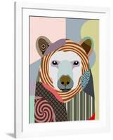 Hunting Polar Bear-Lanre Adefioye-Framed Giclee Print