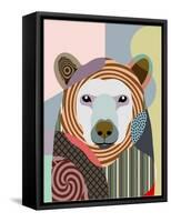 Hunting Polar Bear-Lanre Adefioye-Framed Stretched Canvas