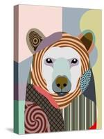 Hunting Polar Bear-Lanre Adefioye-Stretched Canvas