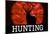 Hunting Red Buck Poster Print-null-Mounted Poster