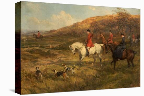 Hunting Scene, 1899-Heywood Hardy-Stretched Canvas