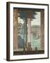 Hunting Scene and City Views, Baronial Hall, Issogne Castle, Italy-null-Framed Giclee Print