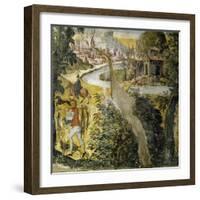 Hunting Scene, Ca 1548-Marcello Fogolino-Framed Giclee Print