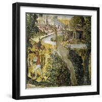 Hunting Scene, Ca 1548-Marcello Fogolino-Framed Giclee Print