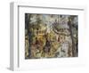 Hunting Scene, Ca 1548-Marcello Fogolino-Framed Giclee Print