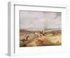 Hunting Scene, Drawing the Cover-Henry Thomas Alken-Framed Giclee Print