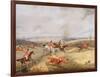 Hunting Scene, Drawing the Cover-Henry Thomas Alken-Framed Giclee Print