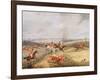 Hunting Scene, Drawing the Cover-Henry Thomas Alken-Framed Giclee Print