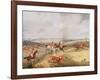 Hunting Scene, Drawing the Cover-Henry Thomas Alken-Framed Giclee Print