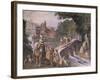 Hunting Scene, Fresco-Antonio Tempesta-Framed Giclee Print