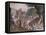 Hunting Scene, Fresco-Antonio Tempesta-Framed Stretched Canvas