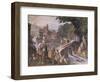 Hunting Scene, Fresco-Antonio Tempesta-Framed Giclee Print