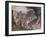 Hunting Scene, Fresco-Antonio Tempesta-Framed Giclee Print