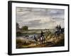 Hunting Scene on Horseback, 1840, France, 19th Century-null-Framed Giclee Print