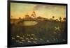 Hunting Scene With A Pond, 18th century-American School-Framed Giclee Print
