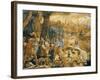 Hunting Scene with Imaginary Florence-Federico Zuccaro-Framed Giclee Print