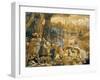 Hunting Scene with Imaginary Florence-Federico Zuccaro-Framed Giclee Print