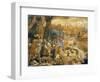 Hunting Scene with Imaginary Florence-Federico Zuccaro-Framed Giclee Print