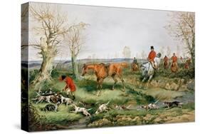 Hunting Scene-Henry Thomas Alken-Stretched Canvas