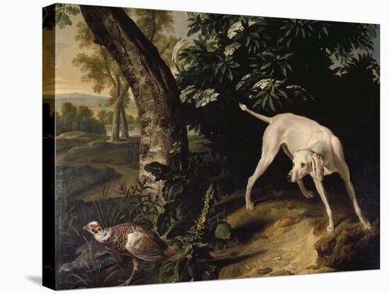 Hunting Scene-Alexandre-Francois Desportes-Stretched Canvas