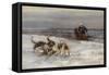 Hunting Scene-Sergey Semyonovich Voroshilov-Framed Stretched Canvas