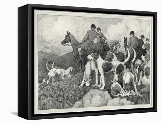 Hunting Scene-Robert Polhill Bevan-Framed Stretched Canvas