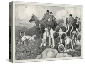 Hunting Scene-Robert Polhill Bevan-Stretched Canvas