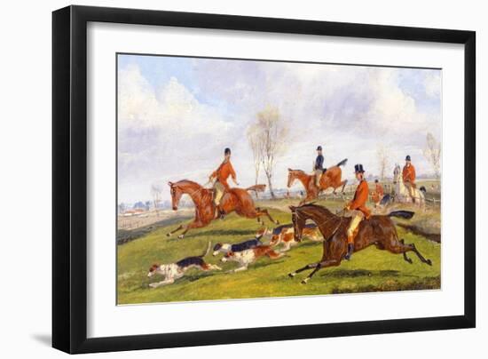 Hunting Scene-Henry Thomas Alken-Framed Giclee Print