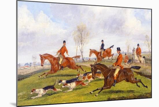 Hunting Scene-Henry Thomas Alken-Mounted Giclee Print