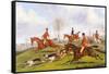 Hunting Scene-Henry Thomas Alken-Framed Stretched Canvas