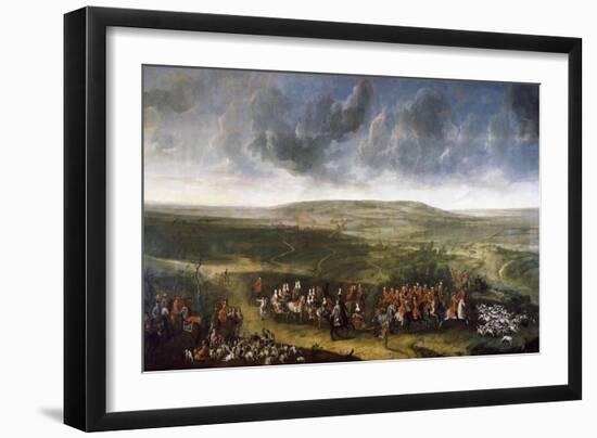 Hunting Scene-null-Framed Giclee Print