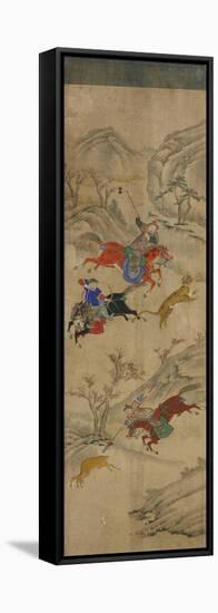 Hunting Scene-null-Framed Stretched Canvas