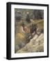 Hunting Scene-null-Framed Giclee Print