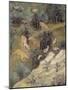 Hunting Scene-null-Mounted Giclee Print