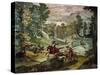 Hunting Scene-Antonio Tempesta-Stretched Canvas